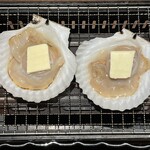 Scallops in shell (with butter)