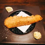 麺切り 白流 - 本日のフライ鮭（￥400）