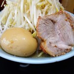 ラーメン 盛太郎 - ラーメン850円（野菜マシマシ、うす味）