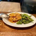 パラダイス ピザ - 季節野菜のマリネ　蓮根と万願寺