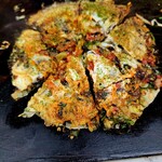 祇園ねぎ焼 かな - ねぎ焼き牛スジ卵