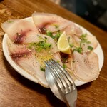 パラダイス ピザ - スモークメカジキのカルパッチョ　ウチの相棒の大好物