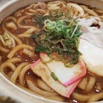 伊勢和うどん店 - 味噌煮込みうどん 1300円、大盛り 150円