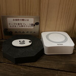 Kino Nukumori Okano U E Kafe - コールボタンと会計の際に渡す番号札