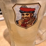 ちょいおでん 大森店 - ヒゲのハイボール　トリスのおじさんと言う意味らしい