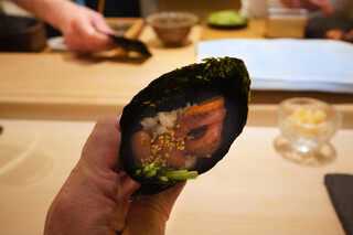 Sushi namba - 赤貝紐きゅう巻き