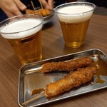 居酒屋 大ちゃん - 生ビール、串カツ