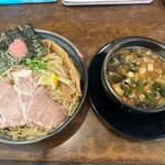 まんさくラーメン - 「海老つけ麺わんたん３個(1090円)」
