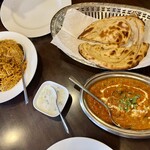 229949127 - MUGLAI LAMB BIRIYANI、MURG LAJIJ、LACHHA PARATHA