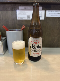 横浜中華そば 維新商店 - 瓶ビール（中）¥600