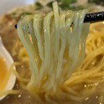 東京おぎくぼラーメン ゑびすや - 麺リフト