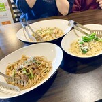 ピッツエリアバール　CACTUS　D'ORO - パスタ3種。眼福。