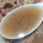 麺家 たけ田 - スープの感じ
