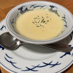 銀座洋食 三笠會館 - セットのスープ