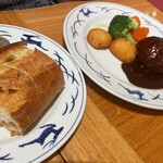 銀座洋食 三笠會館 - ハンバーグ