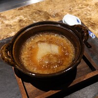 本店山科 - ■フカヒレの姿焼き　帆立と海老のソース