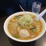 けやき すすきの本店 - 煮卵ラーメン