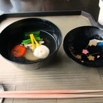 日本料理 「風花」 - 鶏雑煮仕立て