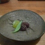 ワド オモテナシ カフェ - ごこう煎茶についていたお菓子