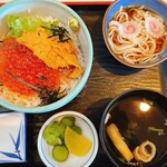 秀丸 - うに・いくら丼定食