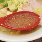 手打ち正麺 Hachimitsu - 美味過ぎて手ブレした写真