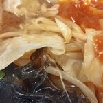 蒙古タンメン中本 - 程よく煮込まれた野菜