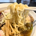 Kitakata Ramen Ippei - 麺のアップ