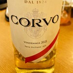 Trattoria NOTO - 20231228CORVO Bianco（白ワイングラス）