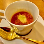 Trattoria NOTO - 20231228季節のスープ（zuppa di pomodoro）