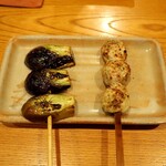 とり喜 - 小なす & つくね