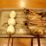 とり喜 - 白玉 & てばやき