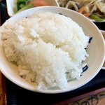 中華飯店てんじく - ご飯。