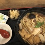 うどん　八州 - 味噌煮込みうどん（八丁味噌）アップ