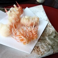 天ぷらふく西 禅と匠 - キレイに揚げられた海老
