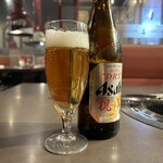 焼肉鶴橋牛一　本店 - 常温のビール