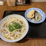 純手打ち讃岐うどん五郎 - あつあつうどん大　と天ぷら2種