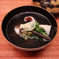 宮わき - ■金目鯛と春野菜のお椀