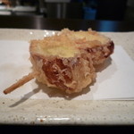 天ぷら　酒菜　醍醐 - 下仁田ネギ　甘い♪