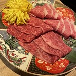 黄金出汁しゃぶと江戸前寿司 肉のあさつ 梅田お初天神店 - 