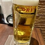 江戸前天麩羅 天堂 - 生ビール