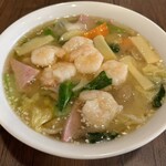 Nikonikotei - 蝦仁湯麺（小エビ入りラーメン）