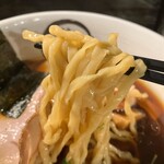 Kyouka - 醤油らーめん（麺リフト）