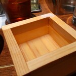 新潟 三宝亭 東京ラボ - 振る舞い酒の八海山です