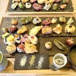 天ぷらと手まり寿司 都 - 祇園-GION-セット