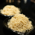 麻布十番しも井 - 〆の細麺