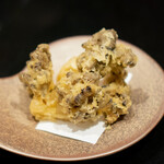 麻布十番しも井 - 舞茸の天麩羅