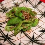 只今 - ■万願寺とうがらしじゃこいため
