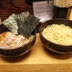 竹屋 - あつもりつけ麺(全部増し)880円