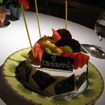 レストラン・マッカリーナ - 特注のﾊﾞｰｽﾃﾞｰケーキ2005