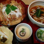 Sagami - かつ丼＋うどんセット(1250円)